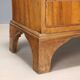 Antique walnut and walnut burl commode, poplar, Italy, 18th century.