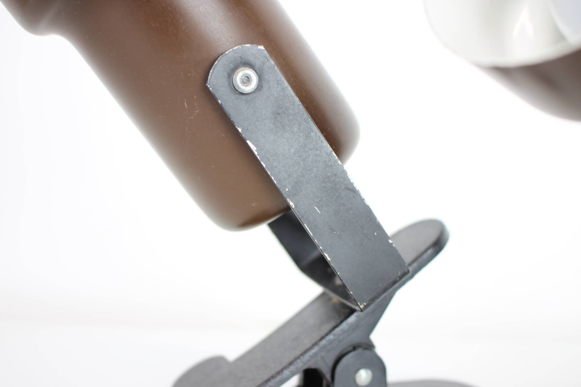 Pair of Two Attachable Table Lamps with a Clip, 1970's, Czechoslovakia