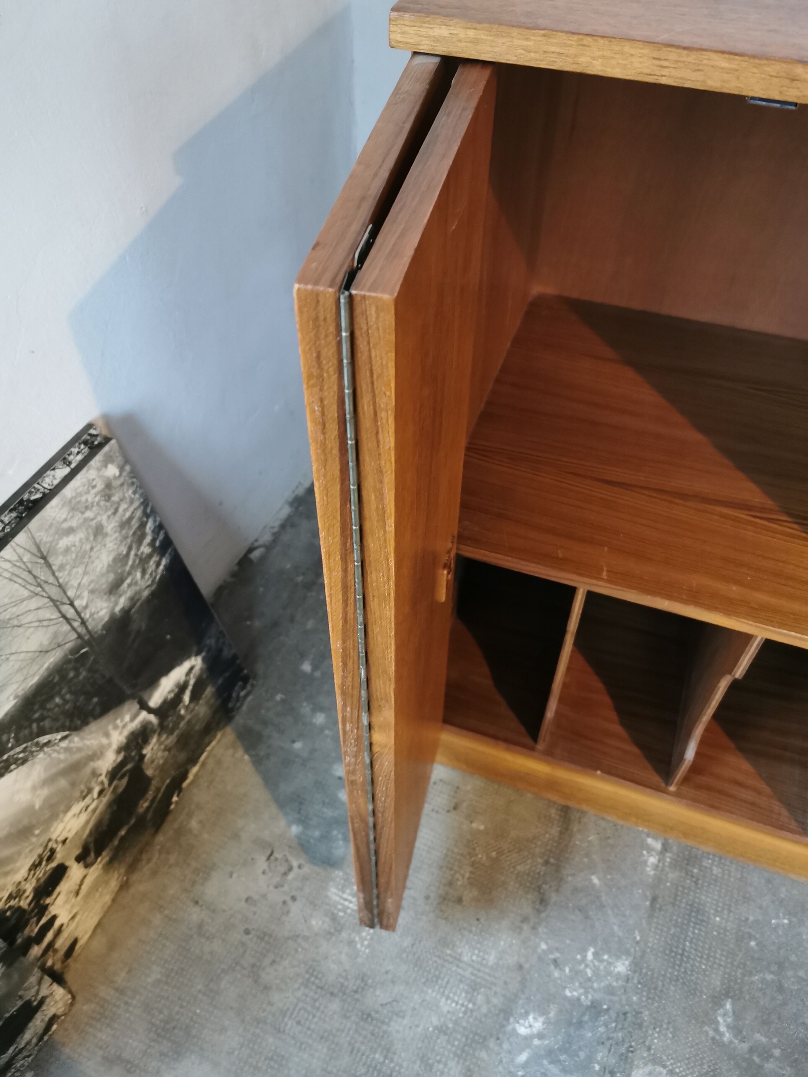 Hi-fi cabinet, music, Scandinavian style 1970
