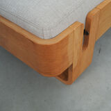 Oak daybed, Danish design, 1970s, production: Denmark
