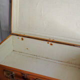Large trunk or suitcase retro vintage years 50