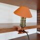 Lampe pince " champignon " orange années 60 70