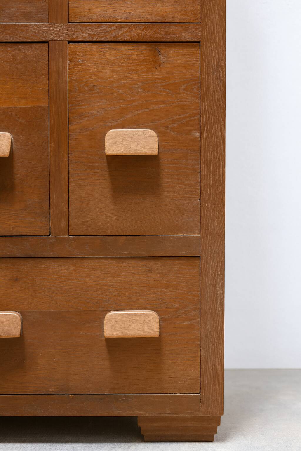 Vintage workshop cabinet with drawers