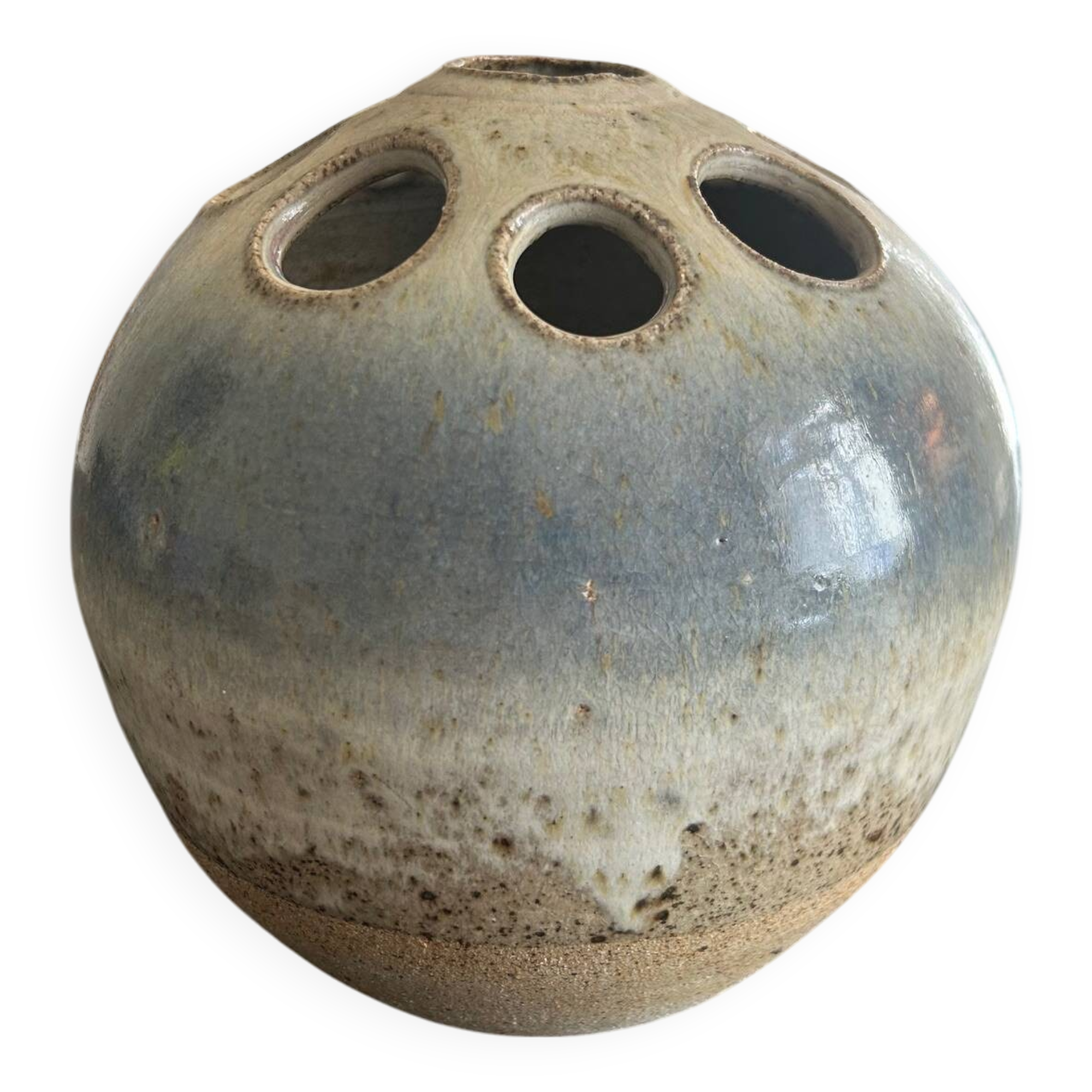 Ceramic flower spike vase 1970