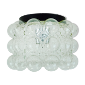 Glass and metal ceiling light by Helena Tynell for Limburg 1960s