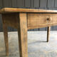 Table de ferme à 2 tiroirs