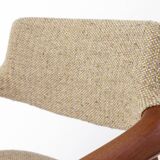 5 Erik Kirkegaard Chairs, 1960s, Vintage, for Glostrup, model GM11, Danish, Teak