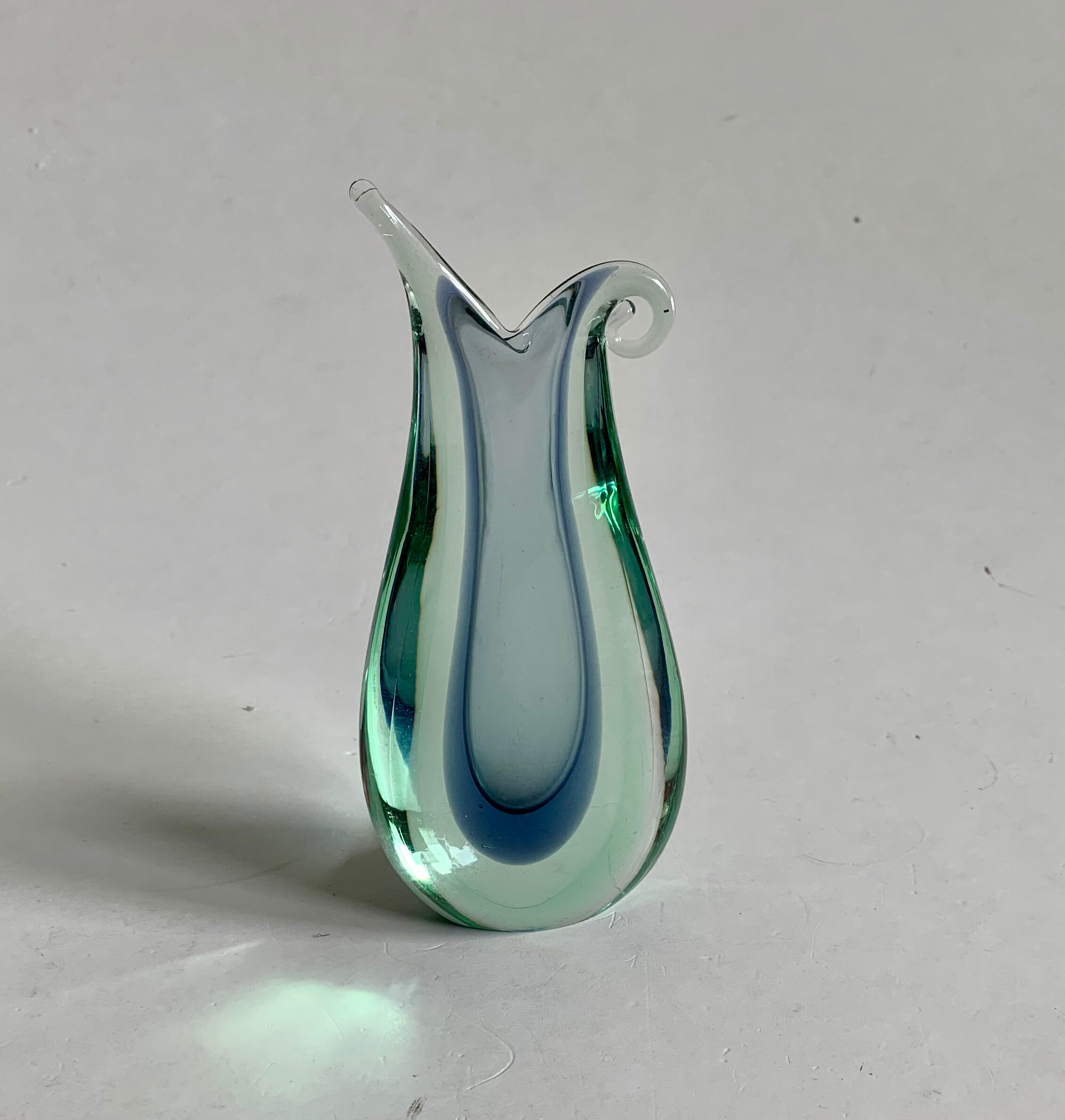 Sommerso Murano vase, 1960s