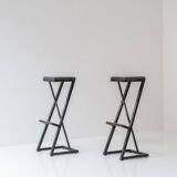 Set of two prototype bar stools from the 1950s.