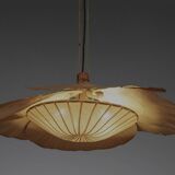 Rare Uchiwa Hana Chandelier by Ingo Maurer - Japanese Paper and Bamboo