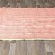 Handmade pure natural wool Berber rug in pink, size 150 x 250 cm.