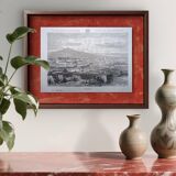 Vesoul, Haute-Saône, printed illustration from 1883.