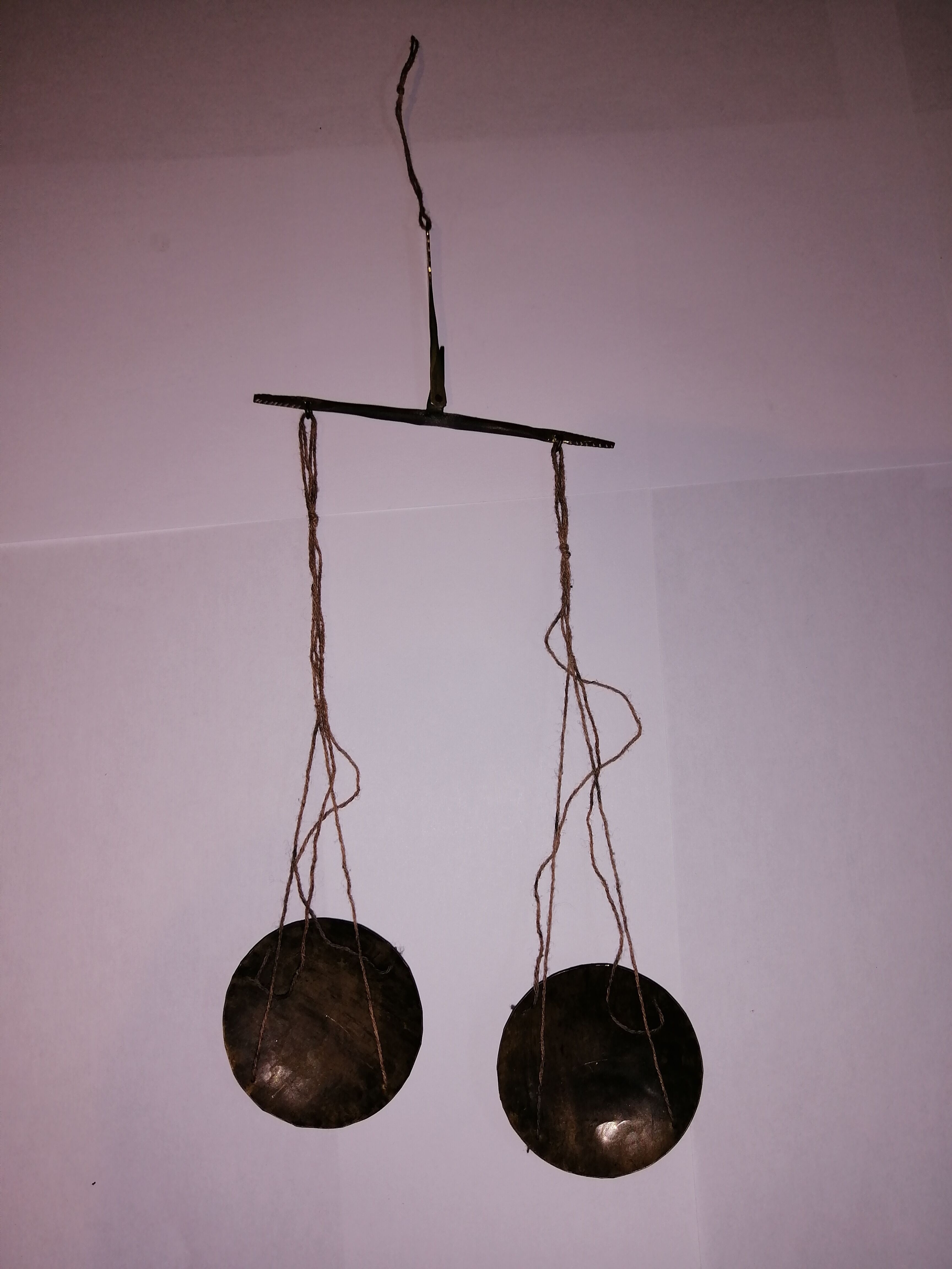 Opium scale in burma wooden box