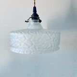 Vintage glass pendant light
