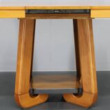 1970s Italian Extendable Dining Table in Maple Finish