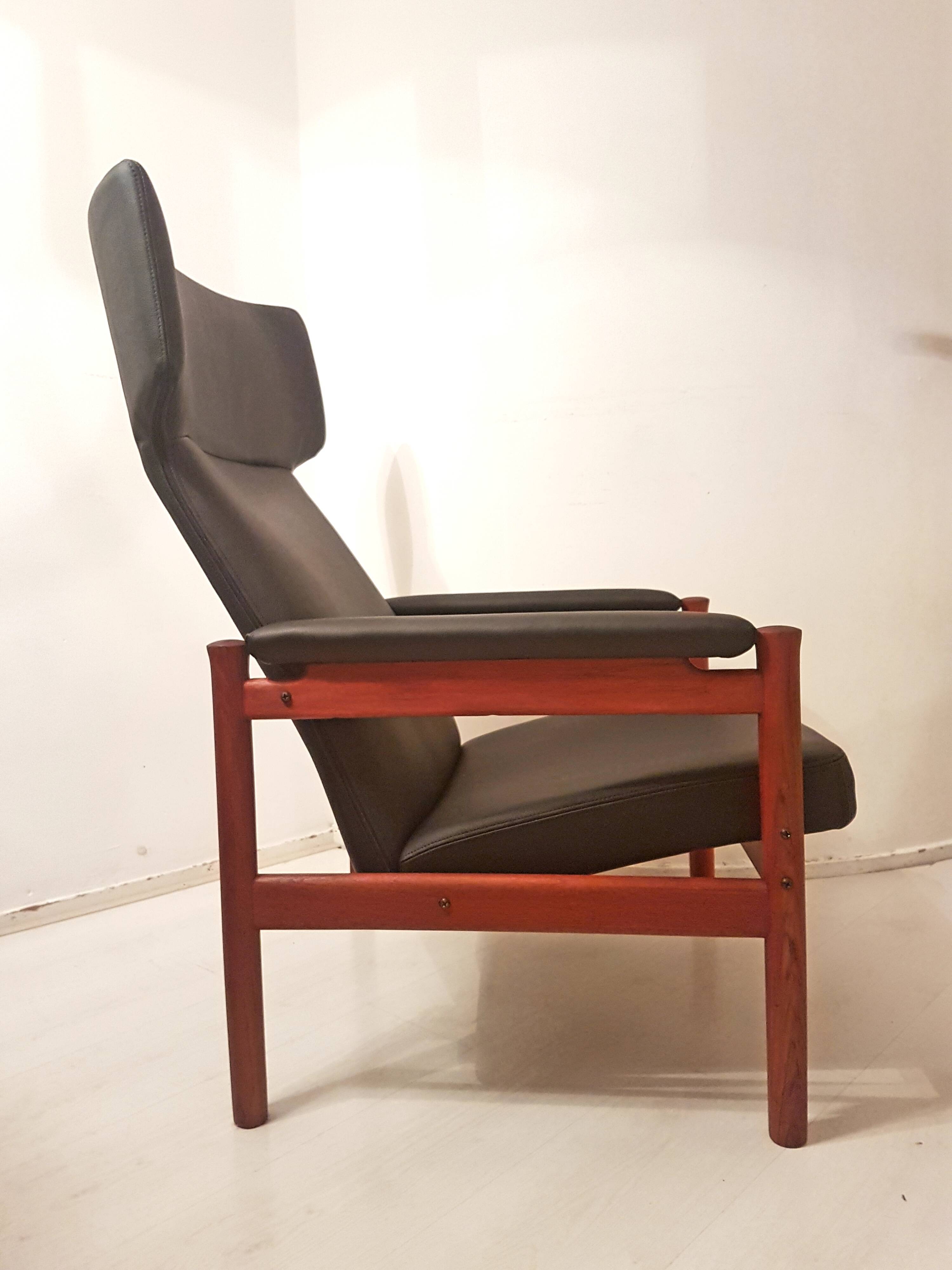 Mid-century model 4365 wing chair by Hansen, Soren for Fritz Hansen, 1960s