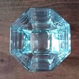 6 verres à whisky verre pressé transparent vintage