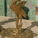 Antique bronze candlesticks