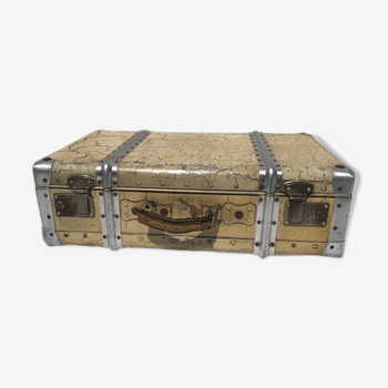 Valise vintage en aluminium