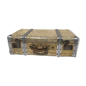 Vintage aluminum suitcase