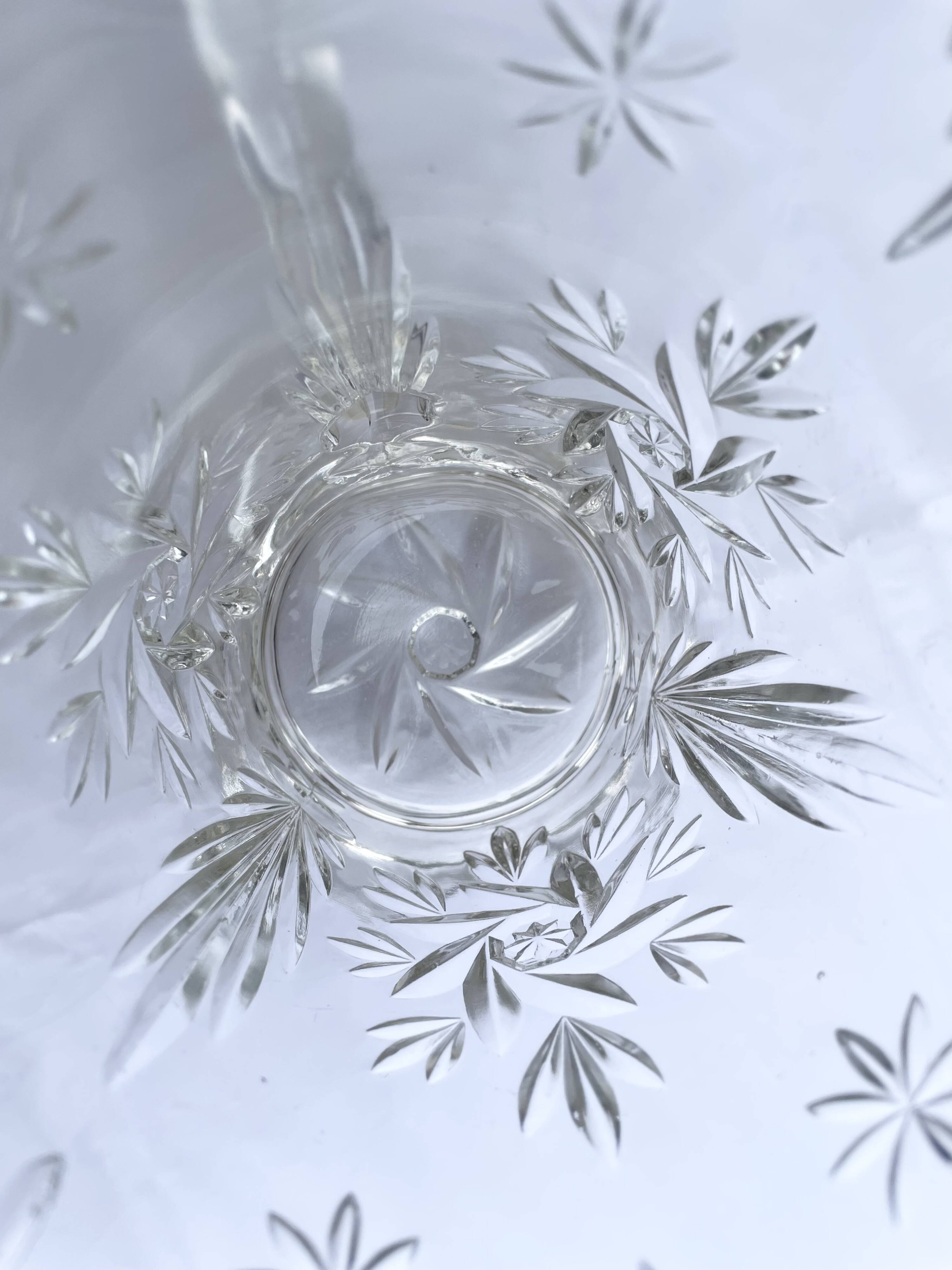 Cut glass jug Art Deco – 1950s