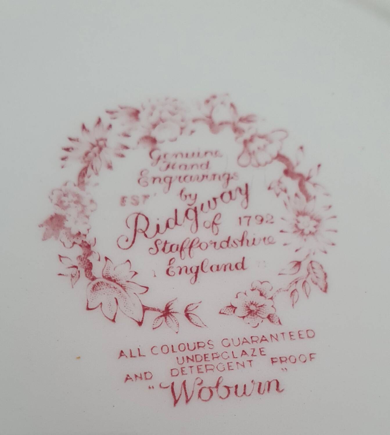 Presentation plate - Ridgway England