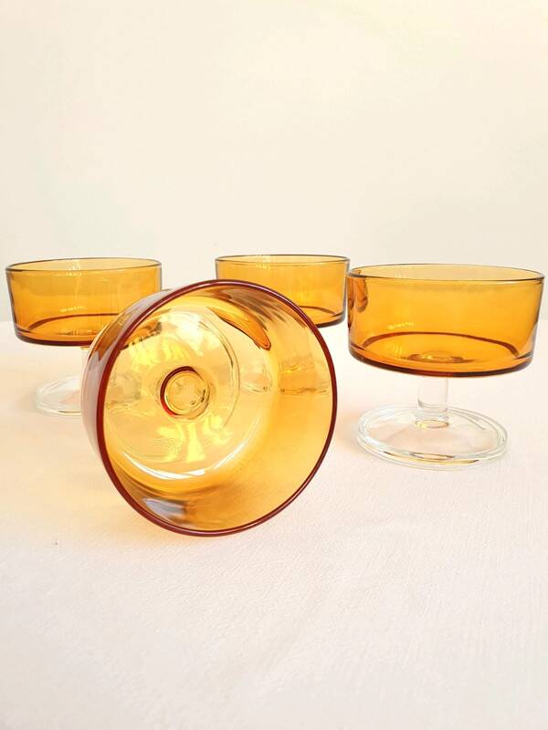 Vintage champagne glasses