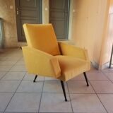 Wine armchair 60s fully restored