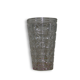 Transparent glass, patterns vintage 1960/1970 geometric vase