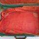 Vintage green luggage suitcase