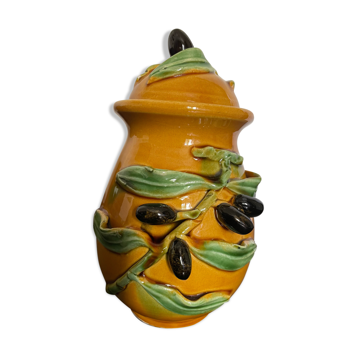 Vallauris slurry olive pot