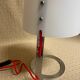 Lampe de table verre blanc design