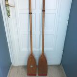 Old vintage oars or paddles 1950