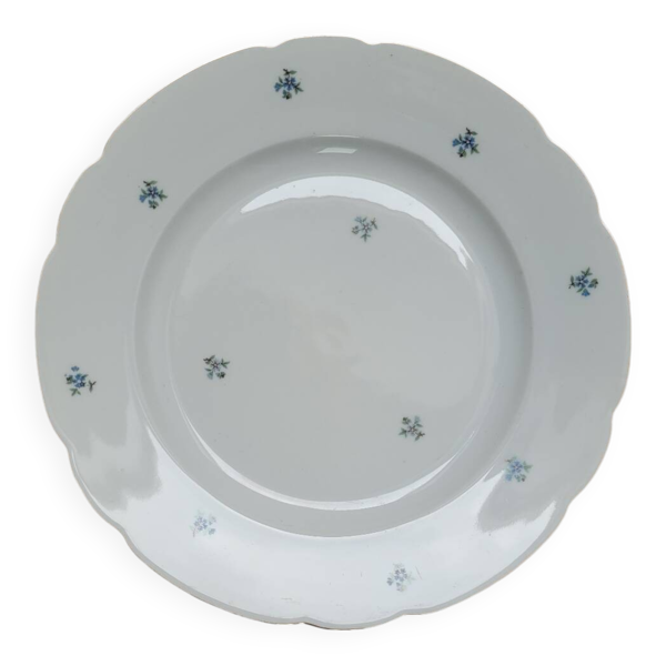 Plat de service rond ancien