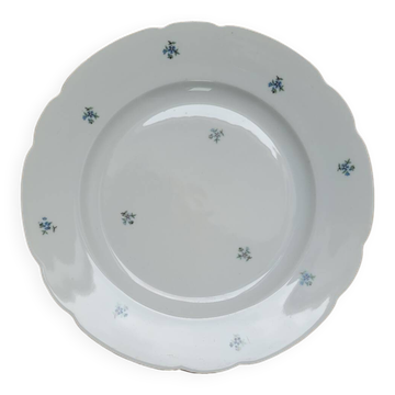 Plat de service rond ancien