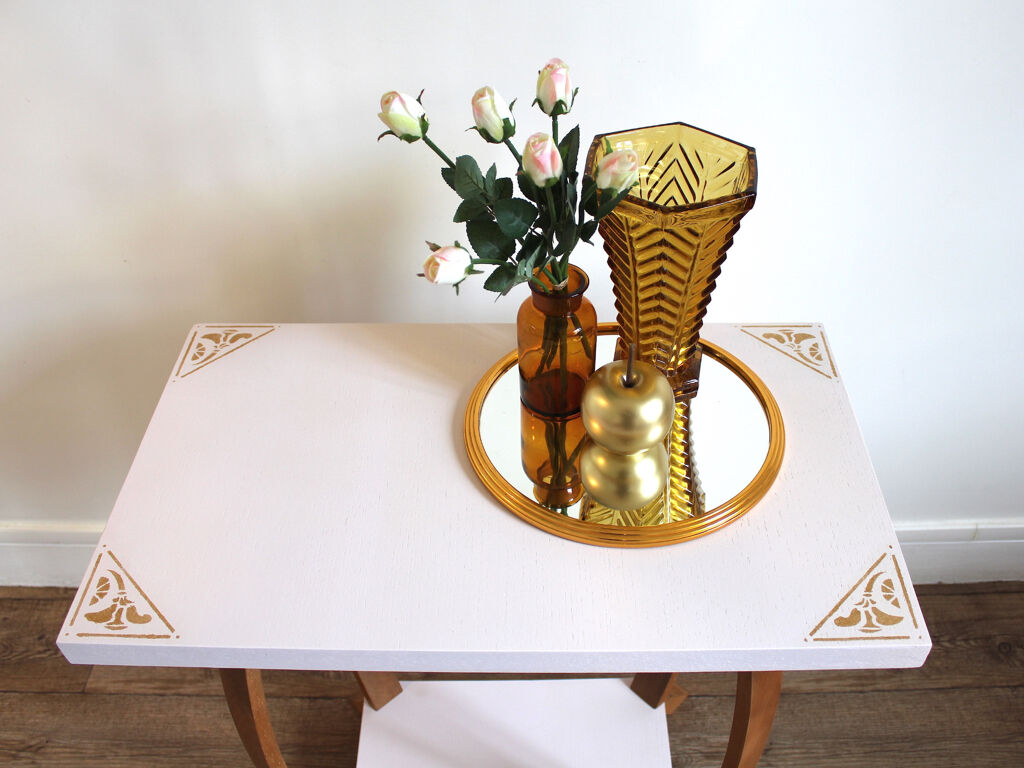 Art-Deco side table revamped