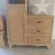 Handcrafted asymmetrical wooden furniture