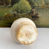 Vintage alabaster-style resin vase