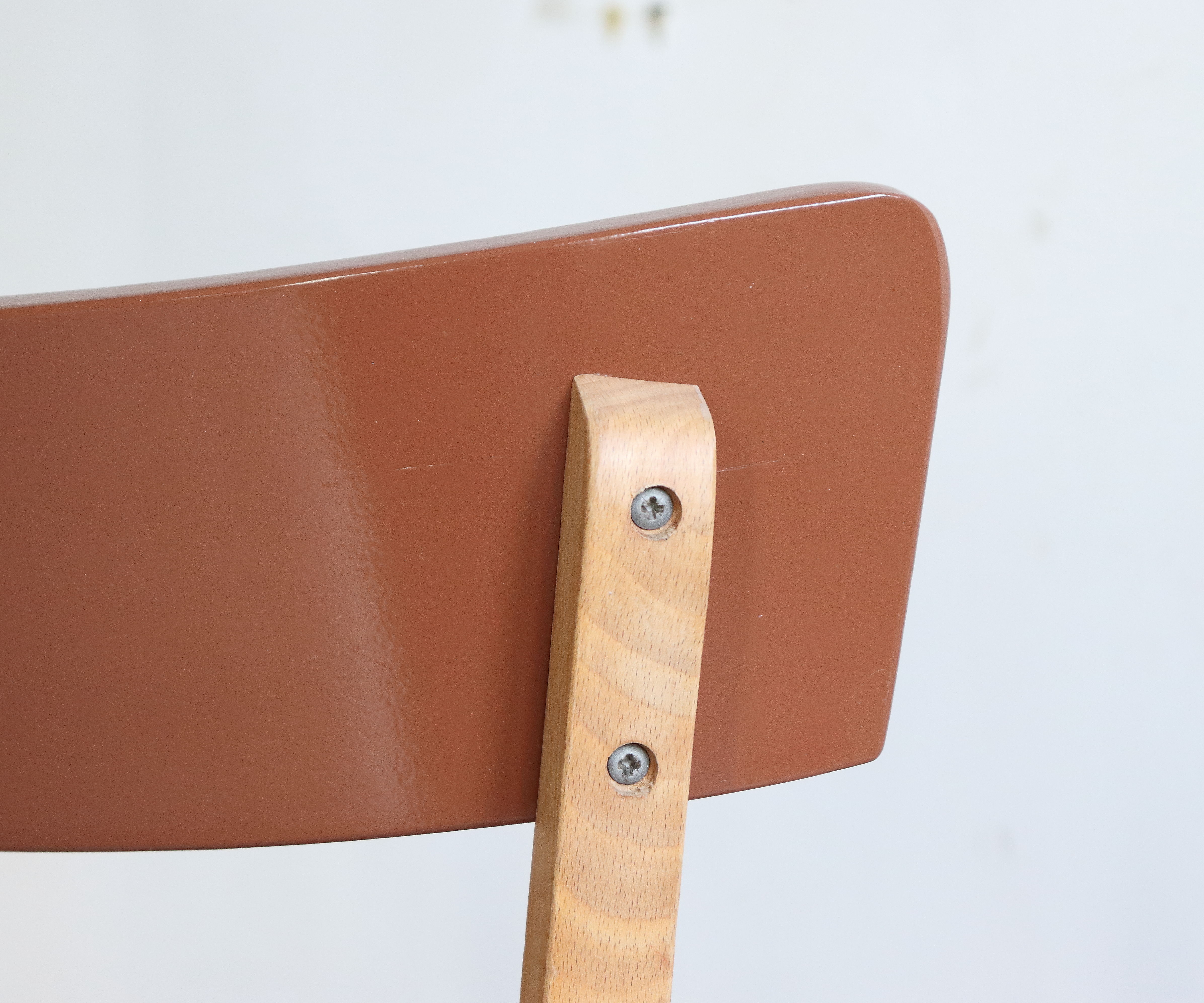 Vintage wooden bistro chair