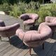 Quatre fauteuils art déco
