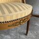 Antique writing desk by DeCoene with chair