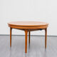Table haute-basse, années 60, avec rallonge