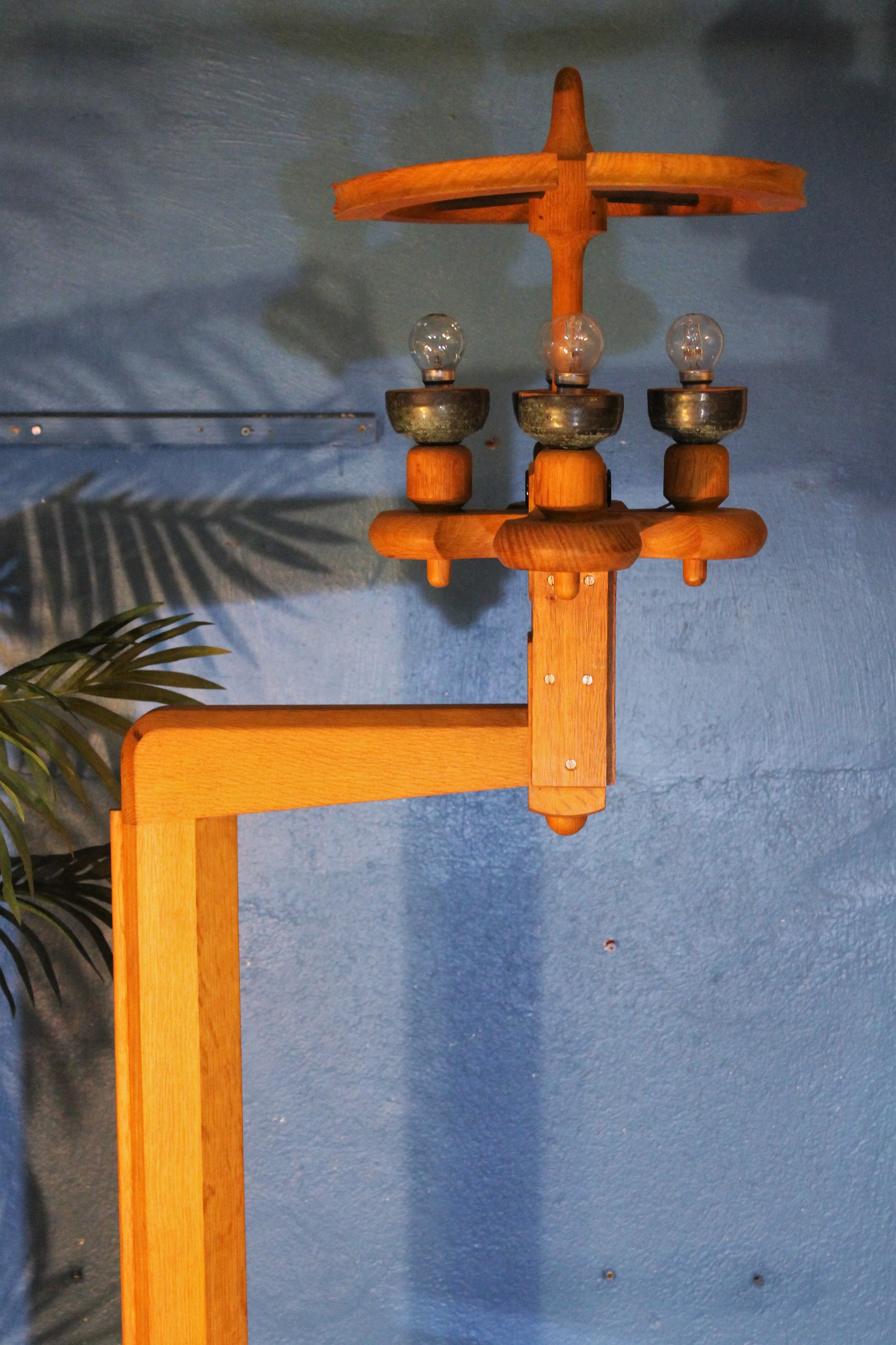 Floor lamp Guillerme & Chambron 1960