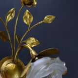 Wall lamp gold vintage pink