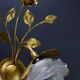 Wall lamp gold vintage pink