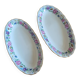 Limoges Bernardaud. Set of 2 porcelain dishes.