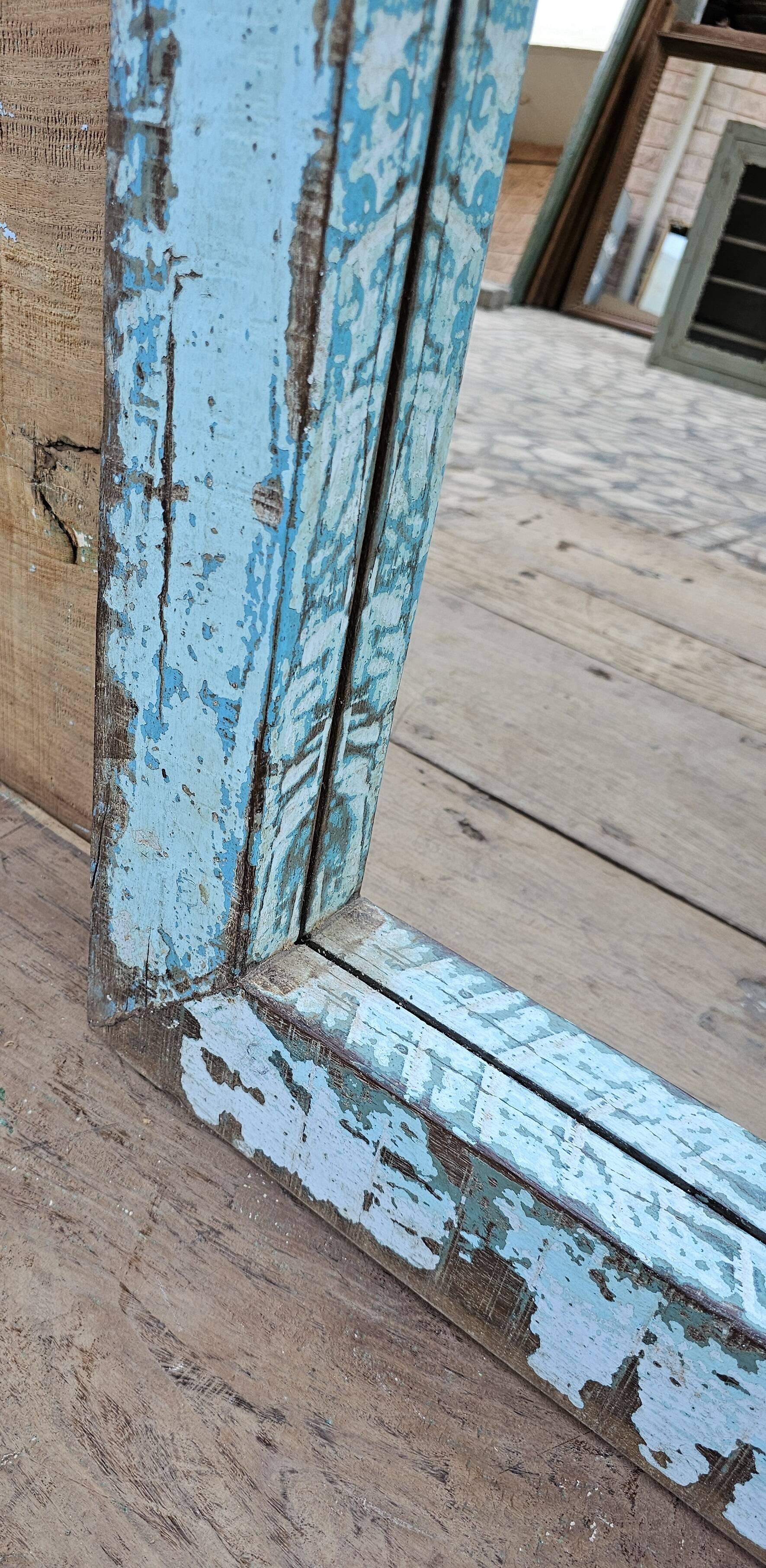 Teak mirror from Burma