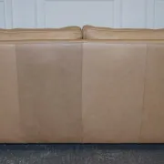 Brown Leather Two-Seater Sofa by Multi York England