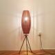 Lampadaire en bois industrielle 1970