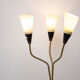Mid century adjustable gooseneck floor lamp, Brussels period, 1960´s